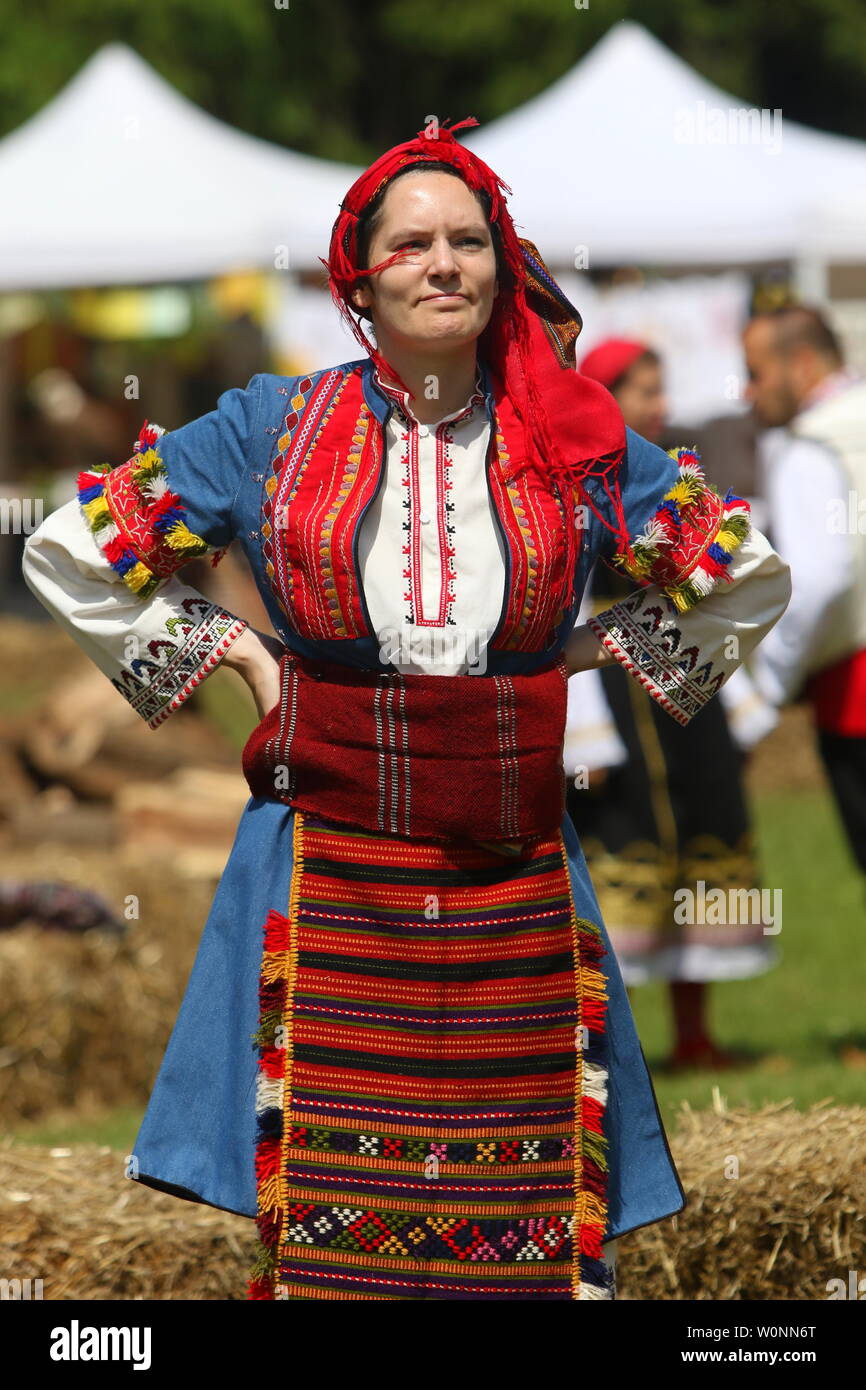 Vratsa Bulgaria June 23 2019 People In Traditional Authentic
