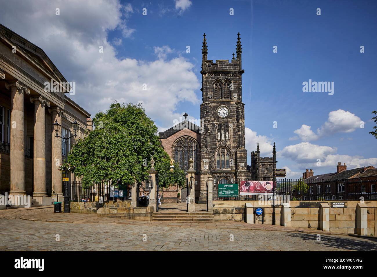 Macclesfield, Cheshire Mill Street Landmark St Michael & All Angels