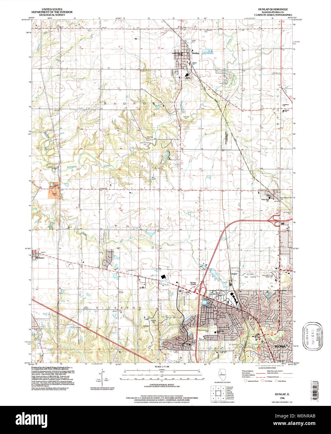 Dunlap map hires stock photography and images Alamy