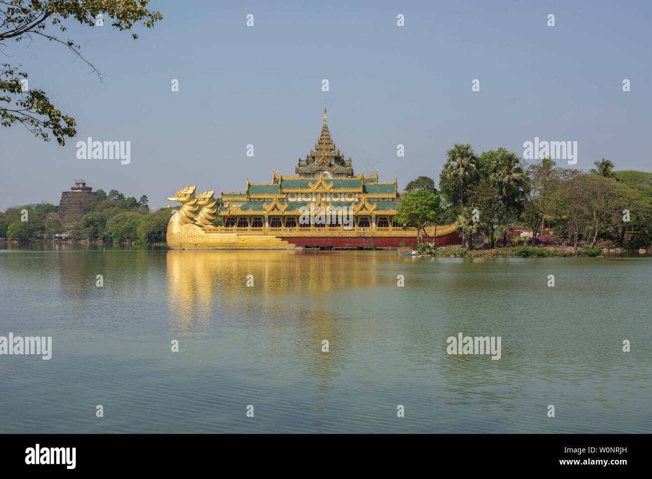 Callaway Palace, Yangon, Myanmar Stock Photo Alamy
