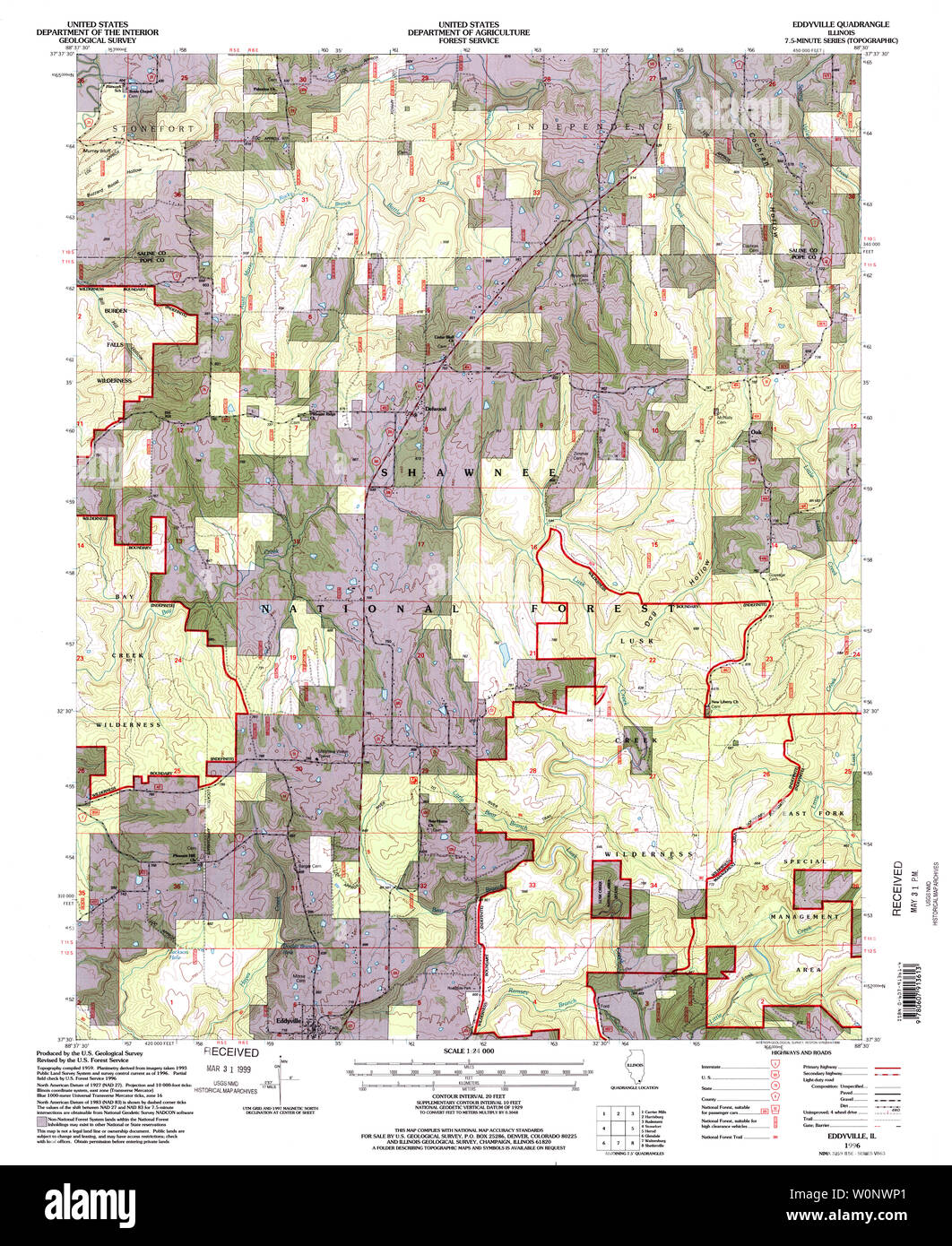 Map of eddyville Cut Out Stock Images & Pictures Alamy