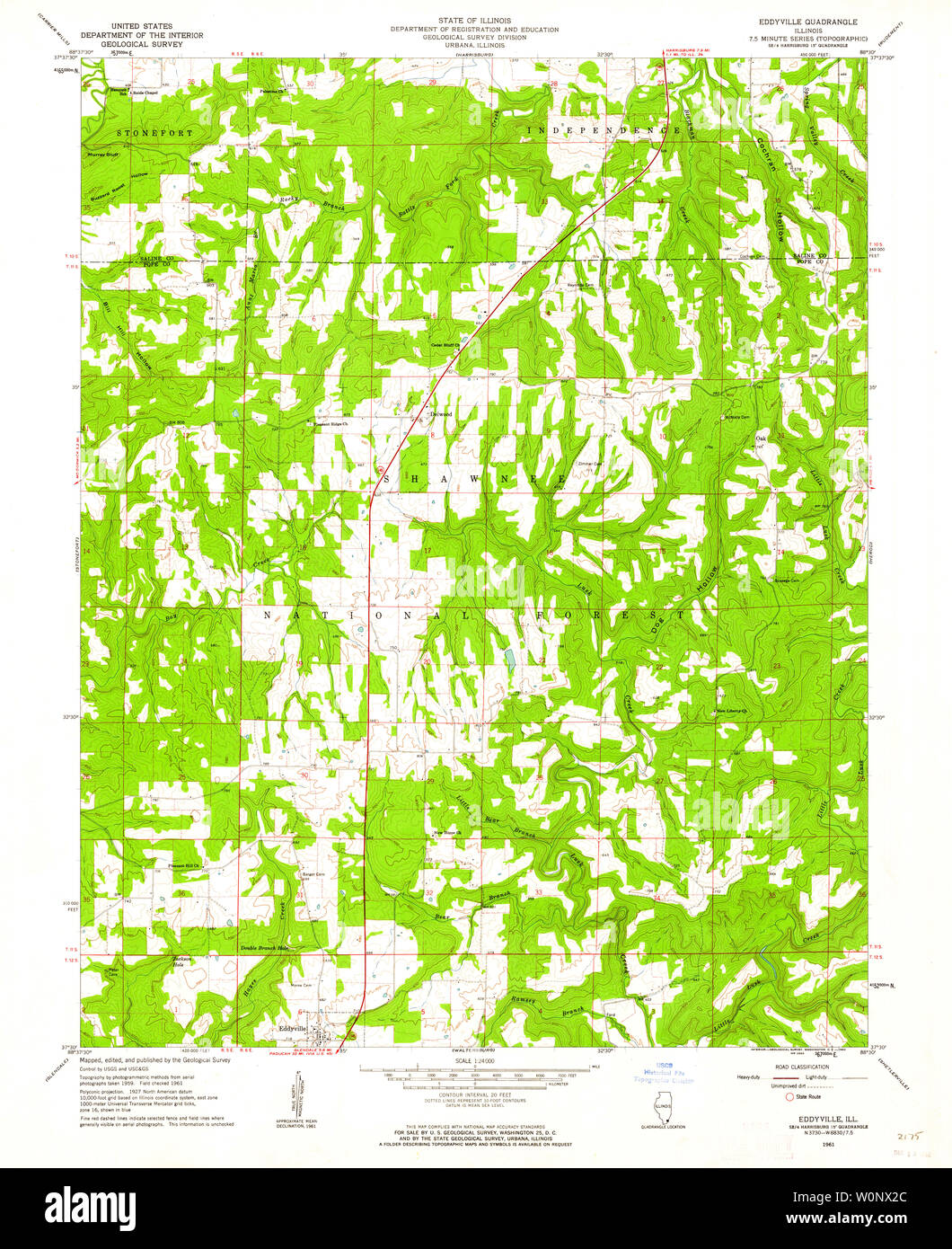 Map of eddyville hires stock photography and images Alamy