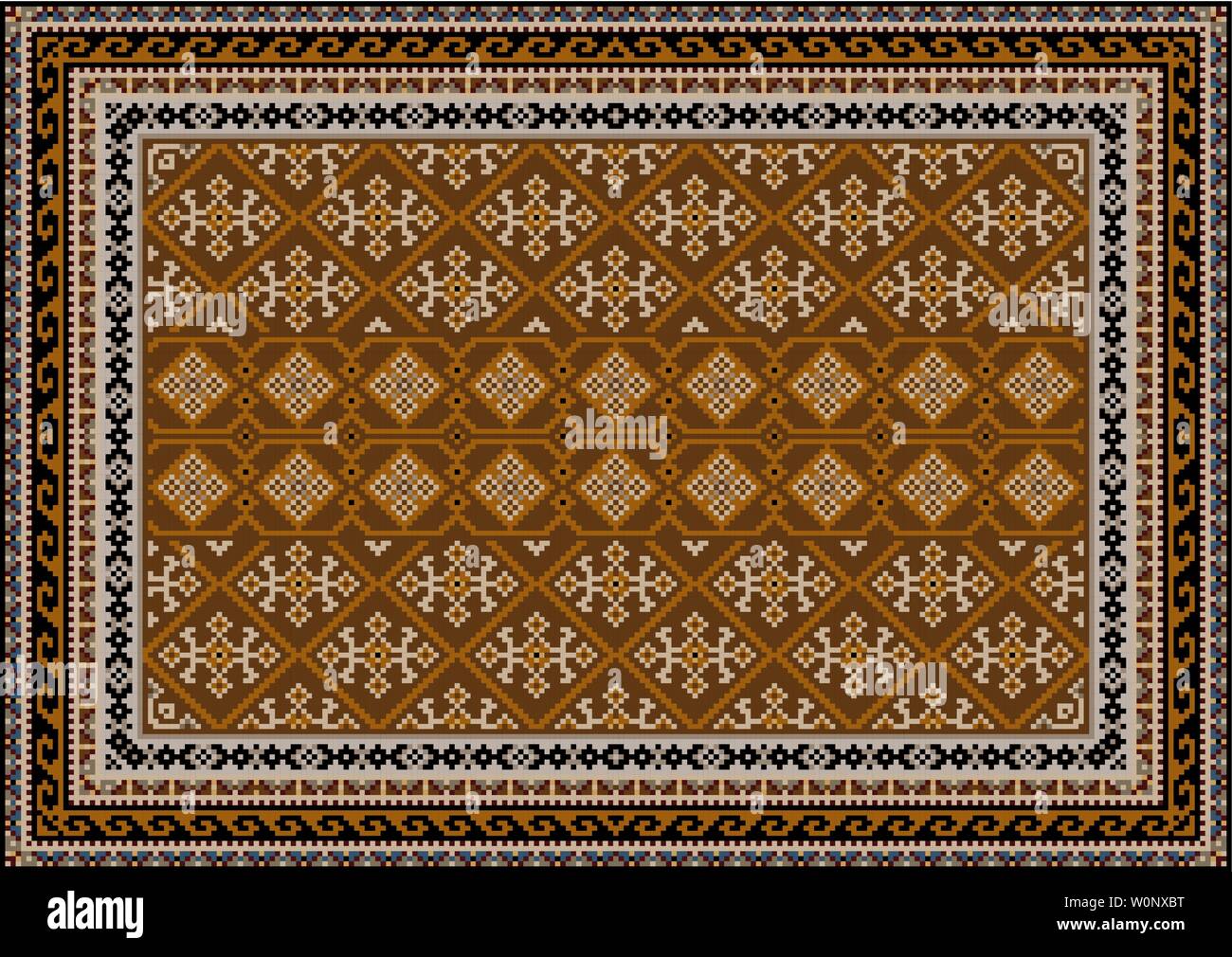 Shades of ethnic brown Stock Vector Images - Alamy