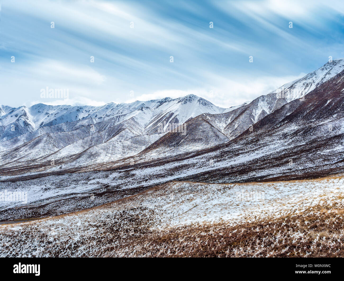 Qilian Mountain Scenery Stock Photo