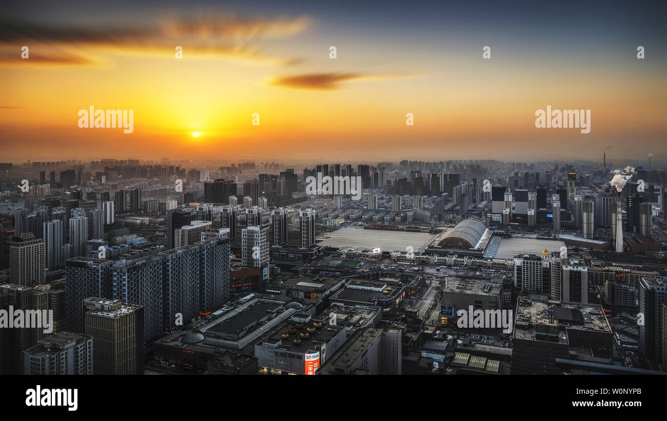 Taiyuan Street, Shenyang Station Station Stock Photo