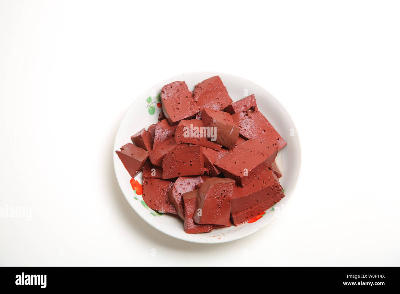 Pig blood, duck blood Stock Photo - Alamy