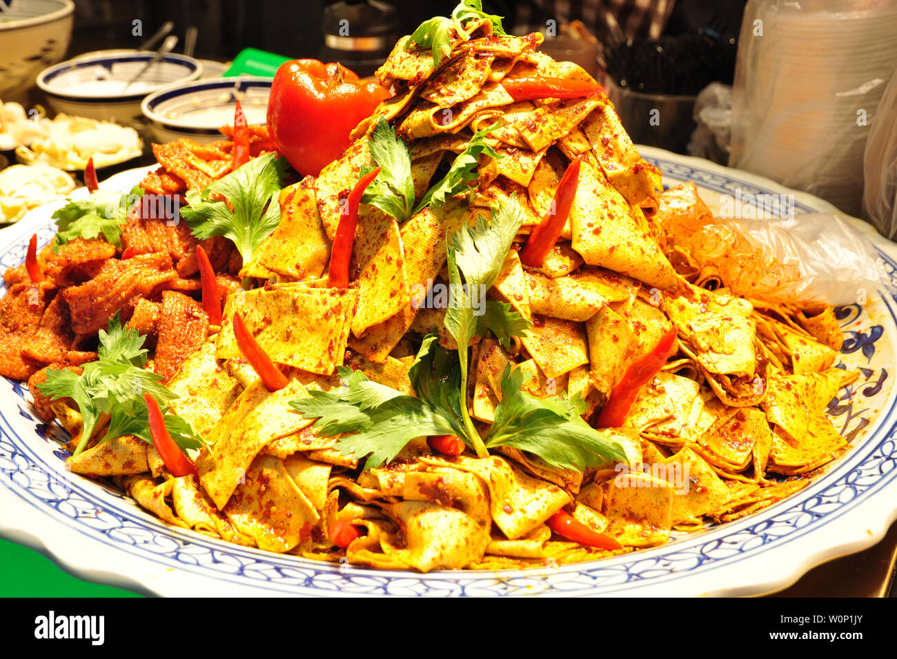 Cold tofu skin Stock Photo Alamy