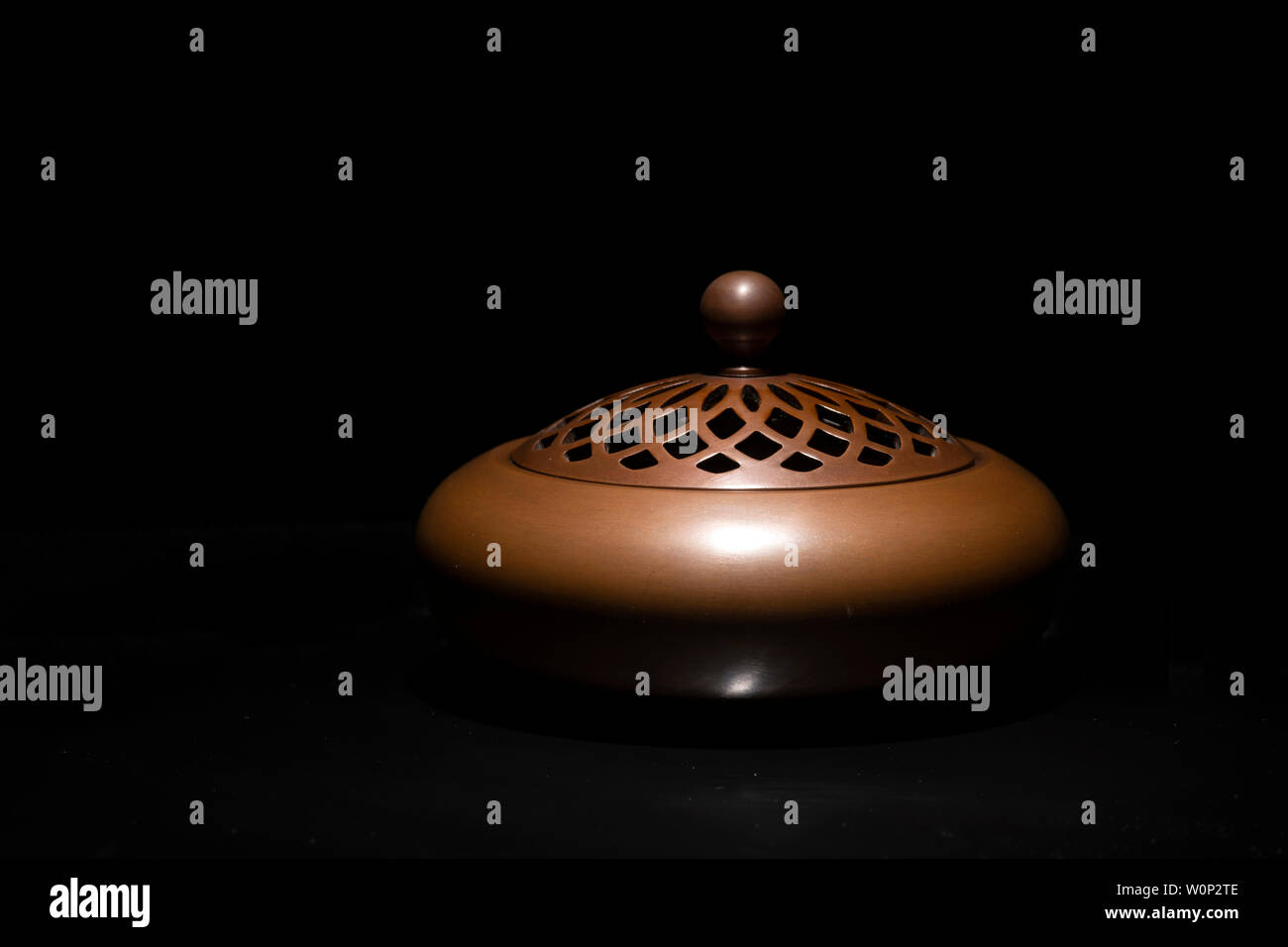 Copper incense stove Stock Photo Alamy