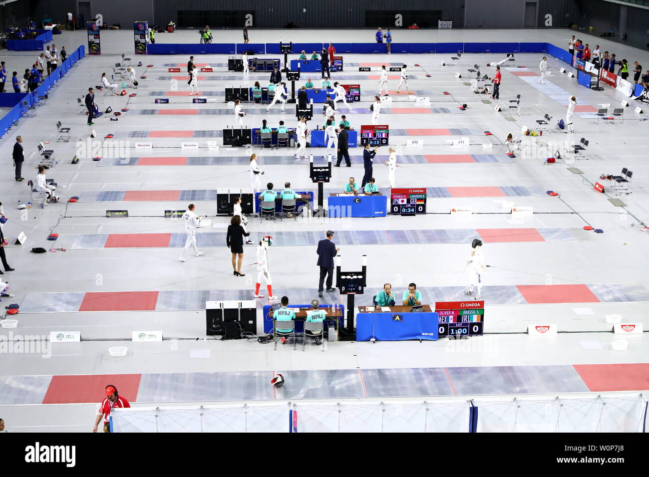 Tokyo, Japan. 27th June, 2019. General view Modern Pentathlon UIPM