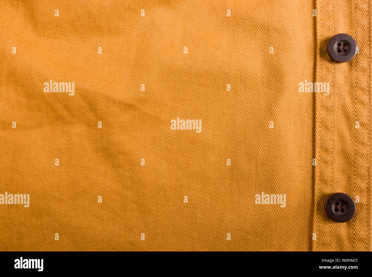 clothing items washed cotton fabric texture with seams, clasps, buttons ...