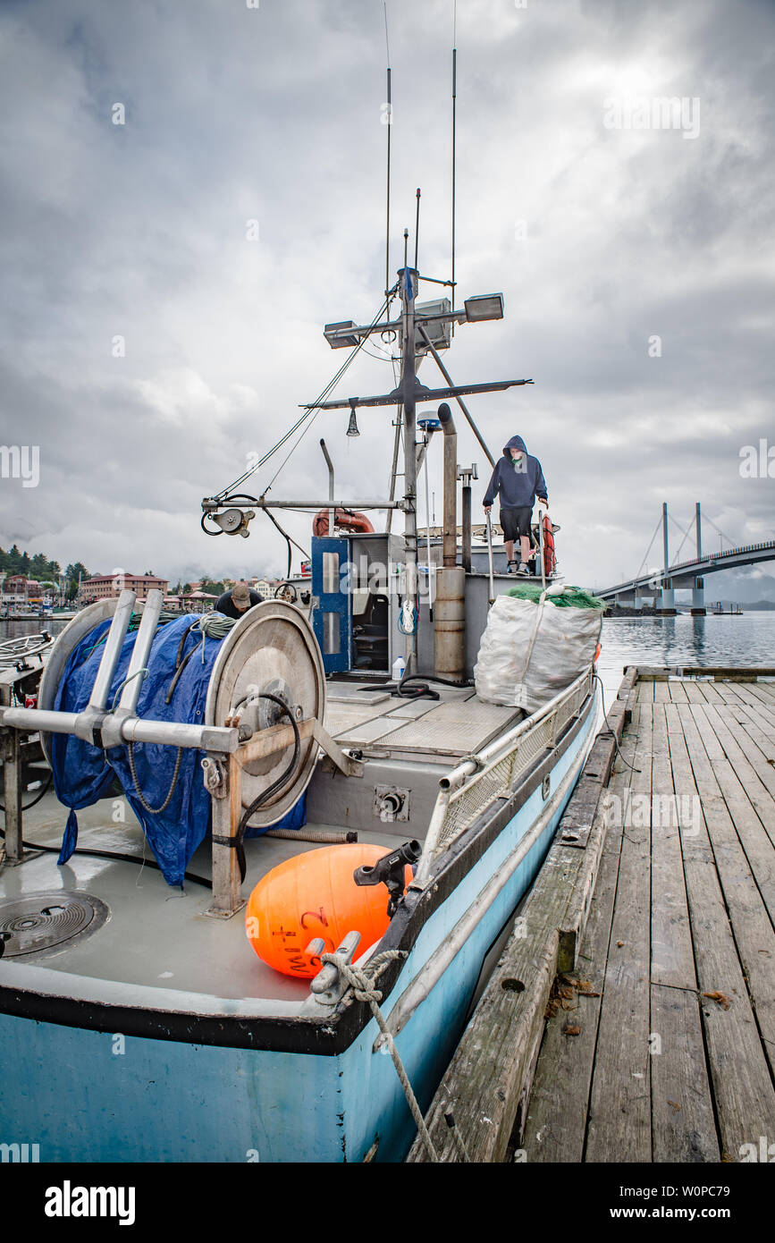 Commercial fishing, Sitka, Alaska Stock Photo Alamy
