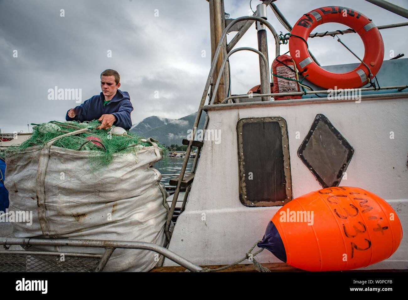 Commercial fishing, Sitka, Alaska Stock Photo Alamy