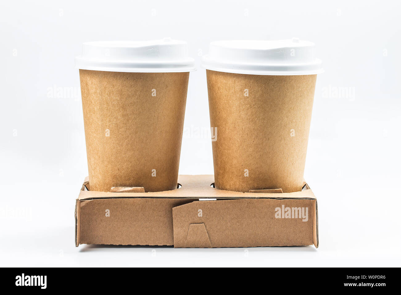 Takeaway paper cups Stock Photo