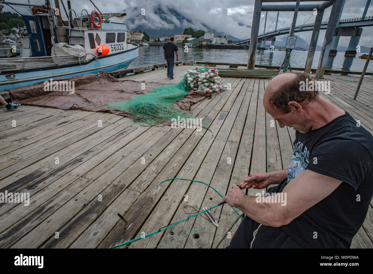 Commercial fishing, Sitka, Alaska Stock Photo Alamy