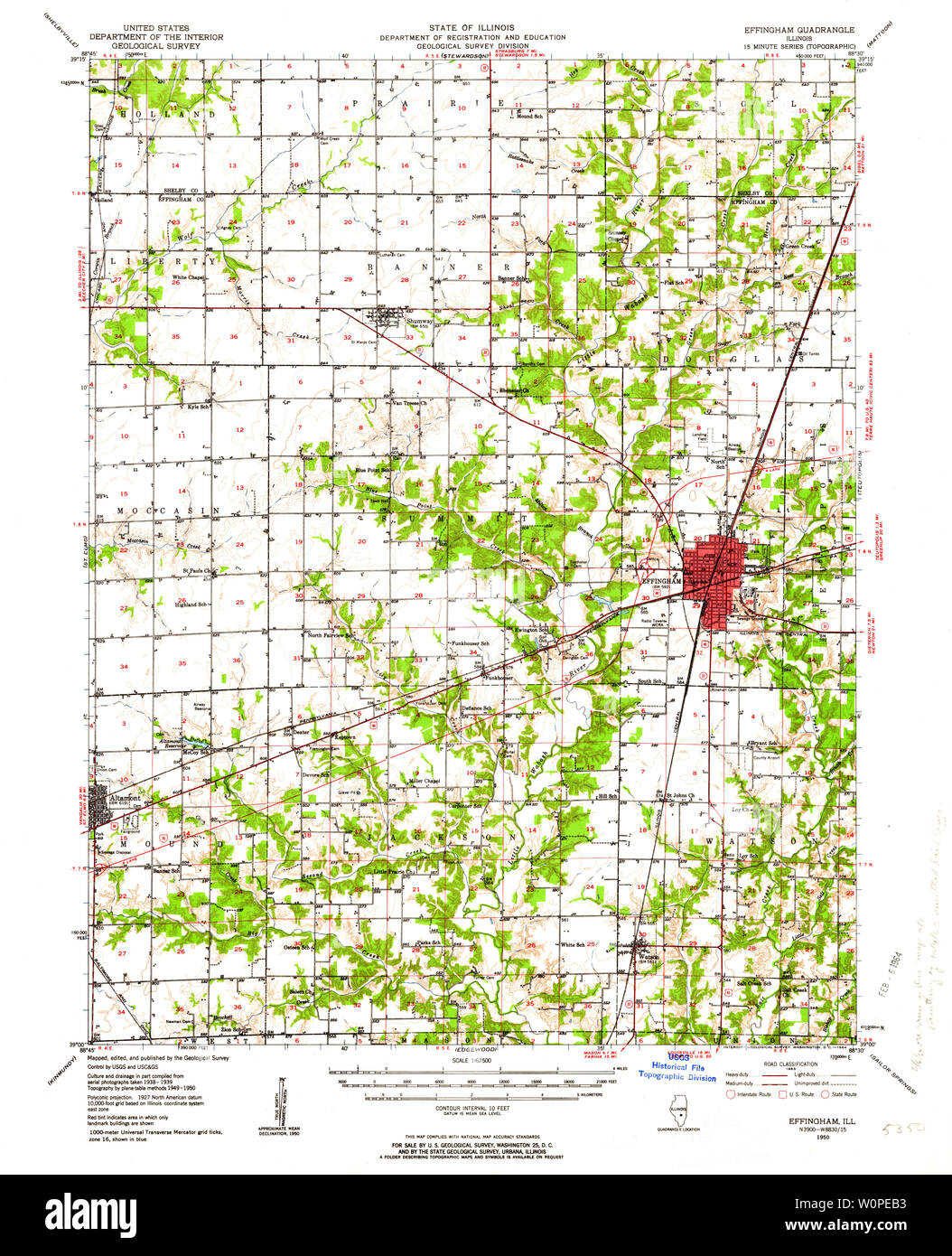 Effingham illinois map Cut Out Stock Images & Pictures Alamy