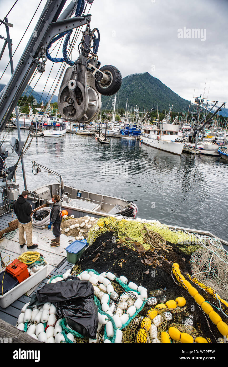 Commercial fishing, Sitka, Alaska Stock Photo Alamy