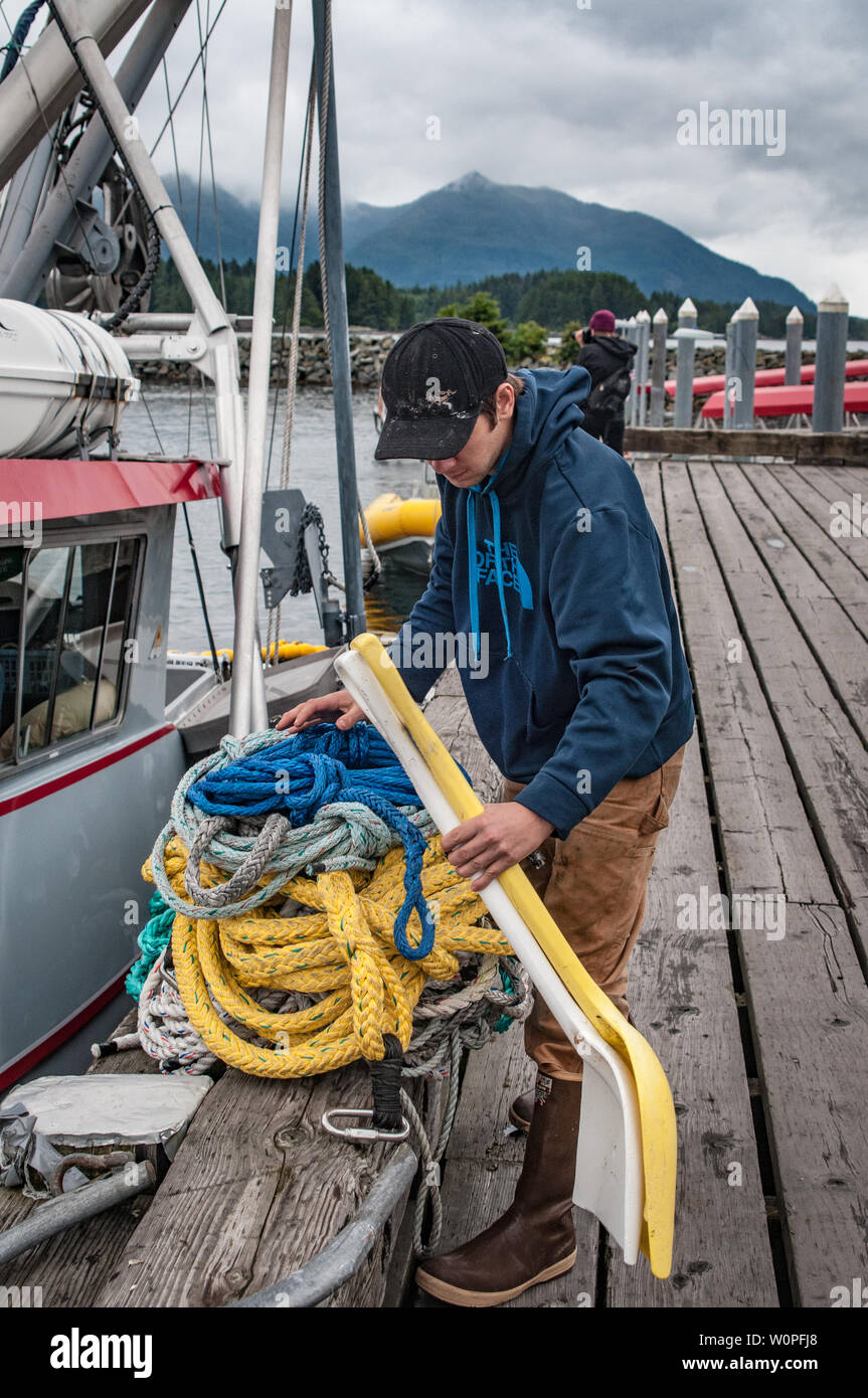 Salmon fishing boat sitka alaska hires stock photography and images