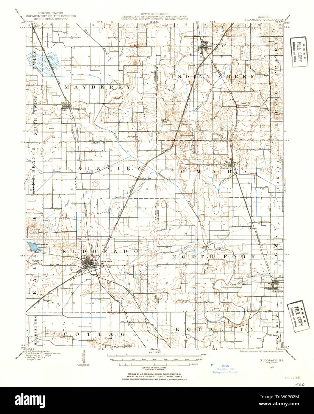 Eldorado illinois map hires stock photography and images Alamy