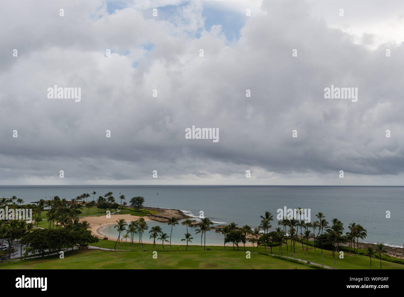 Blue ocean aerial oahu hi-res stock photography and images - Alamy