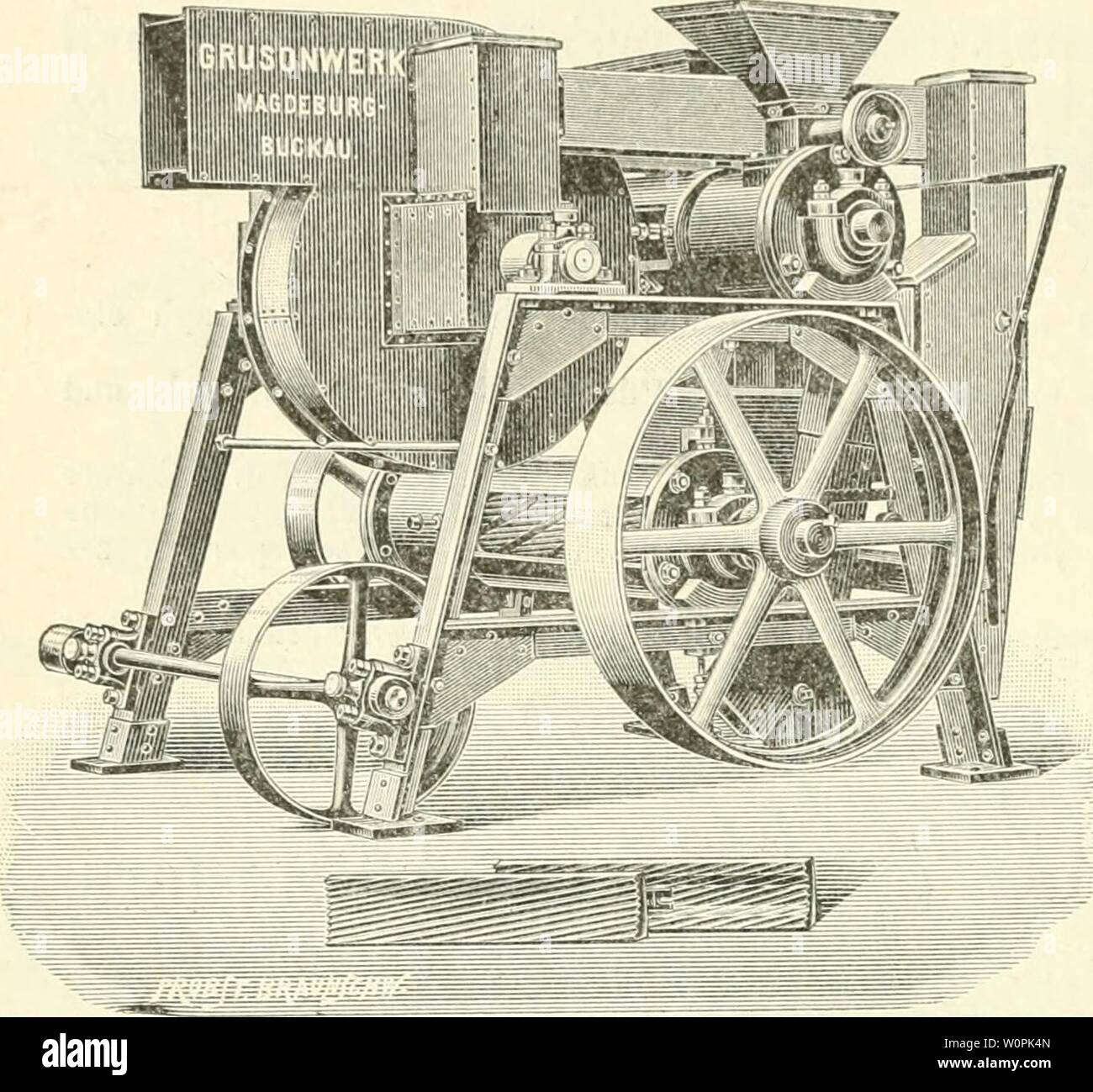 Archive image from page 75 of Der Tropenpflanzer; zeitschrift fr tropische. Der Tropenpflanzer; zeitschrift fr tropische landwirtschaft dertropenpflanze03berl Year:   â 42 Fried. Krupp Grusonwerk, I-    Kadeo-ScljÃ¤l- H. rolierinascliineii, versiOiiedcner Systriiie, nir Hand-, Kiemen- und GÃ¼pel- hctiieh. VollstÃ¤ndige Anlagen zum Sclialcn, J'oUeren und Sortieren von KaffeefrÃ¼chten. Ziickerrolir-Walzwerke. .Miiscliiiioii.und Kinriclituiisren fÃ¼r Ãllalirikutioii. hM m jeder Art: Sleinlirocliinascliiiicn zur llcr- stolliiiis von StriissenschoUfr. Walzeiiiiiiililrii, KollergÃ¤iige, l'oclnverkp. Stock Photo