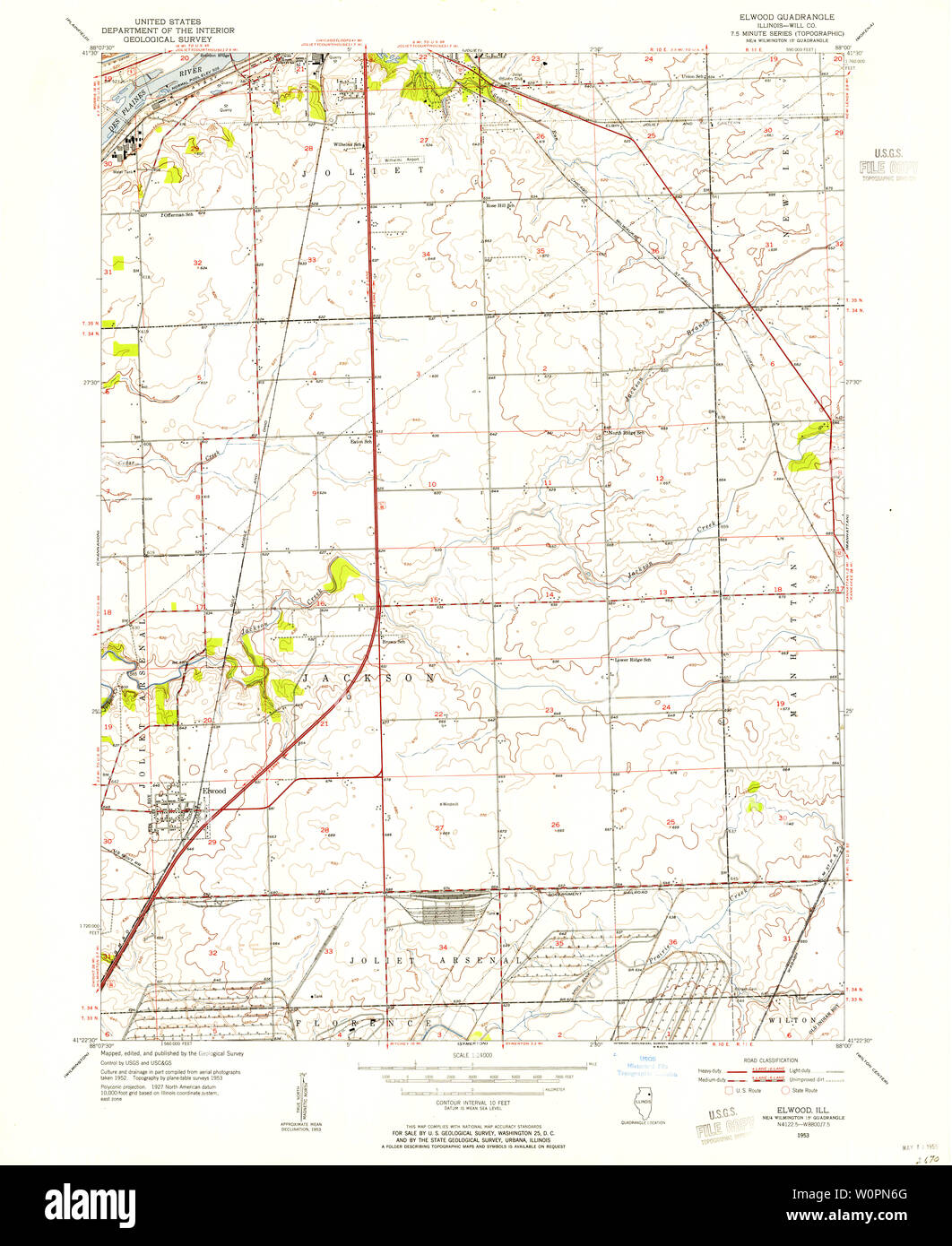 Elwood map hires stock photography and images Alamy