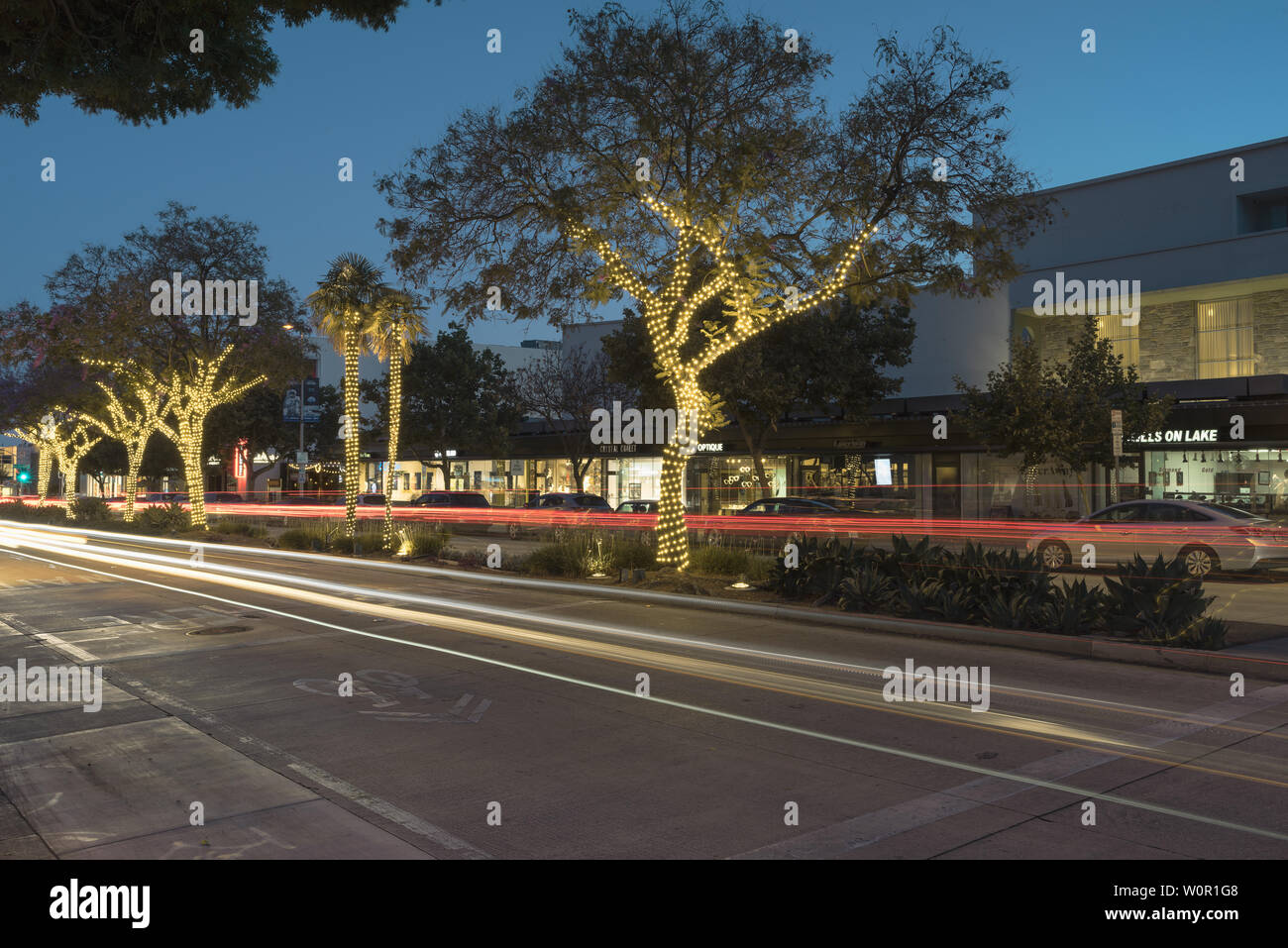 Image showing South Lake Ave in Pasadena, California. The South Lake
