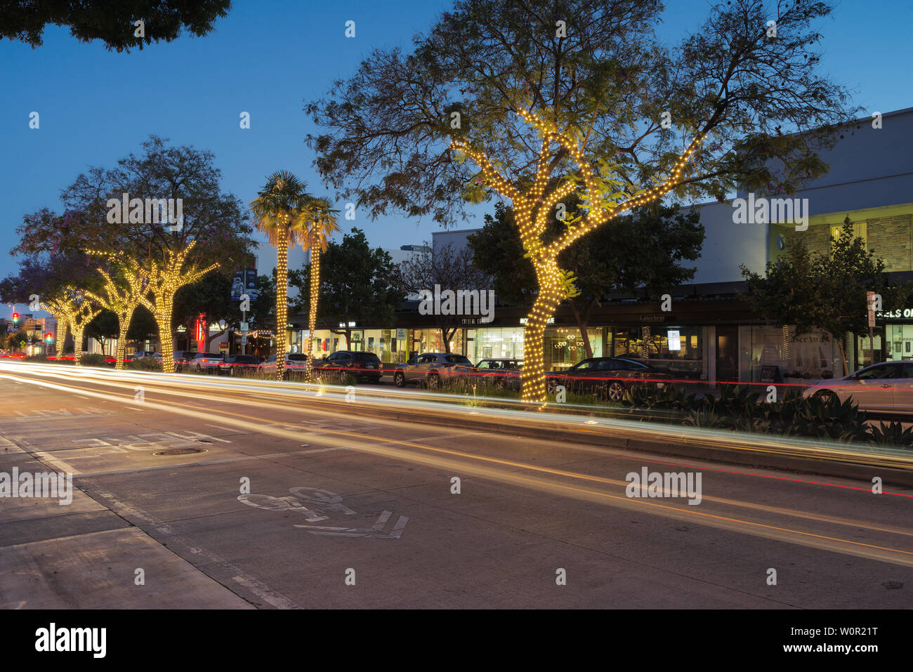 Image showing South Lake Ave in Pasadena, California. The South Lake District includes premier