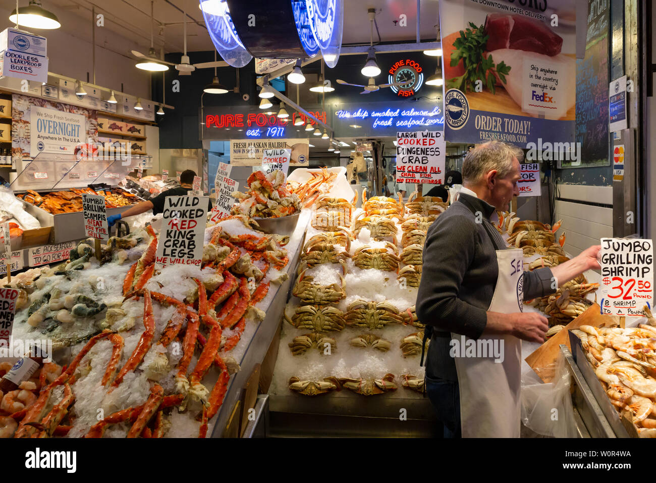 United States of America, USA, Seattle, Washington, Pike Place, May