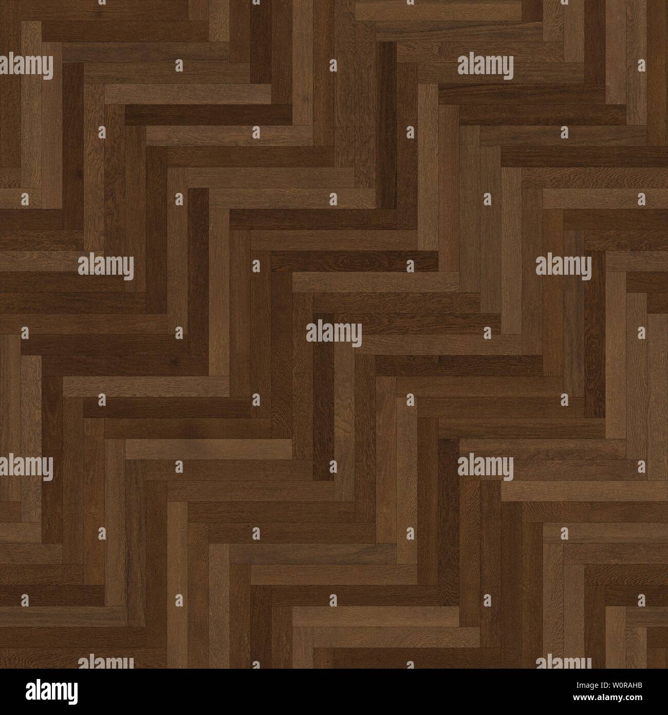 Seamless wood parquet texture (herringbone brown Stock Photo - Alamy