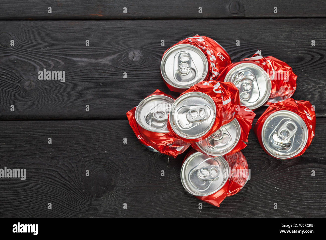 aluminum cans. recycling Stock Photo Alamy
