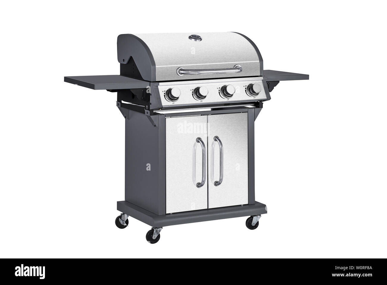 Stainless steel grill Stock Photo - Alamy