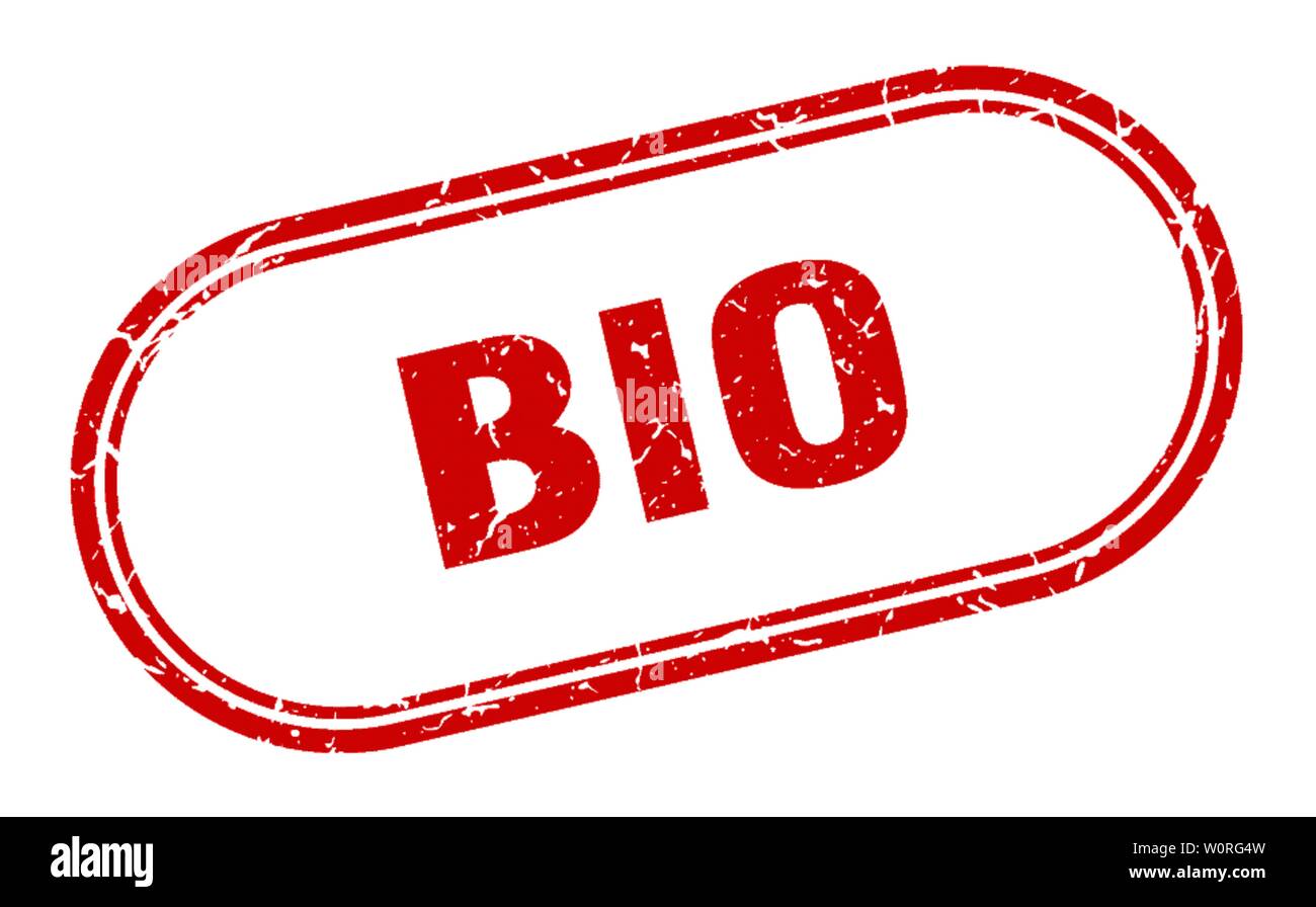 Bio red vintage seal isolated Stock Vector Images - Alamy