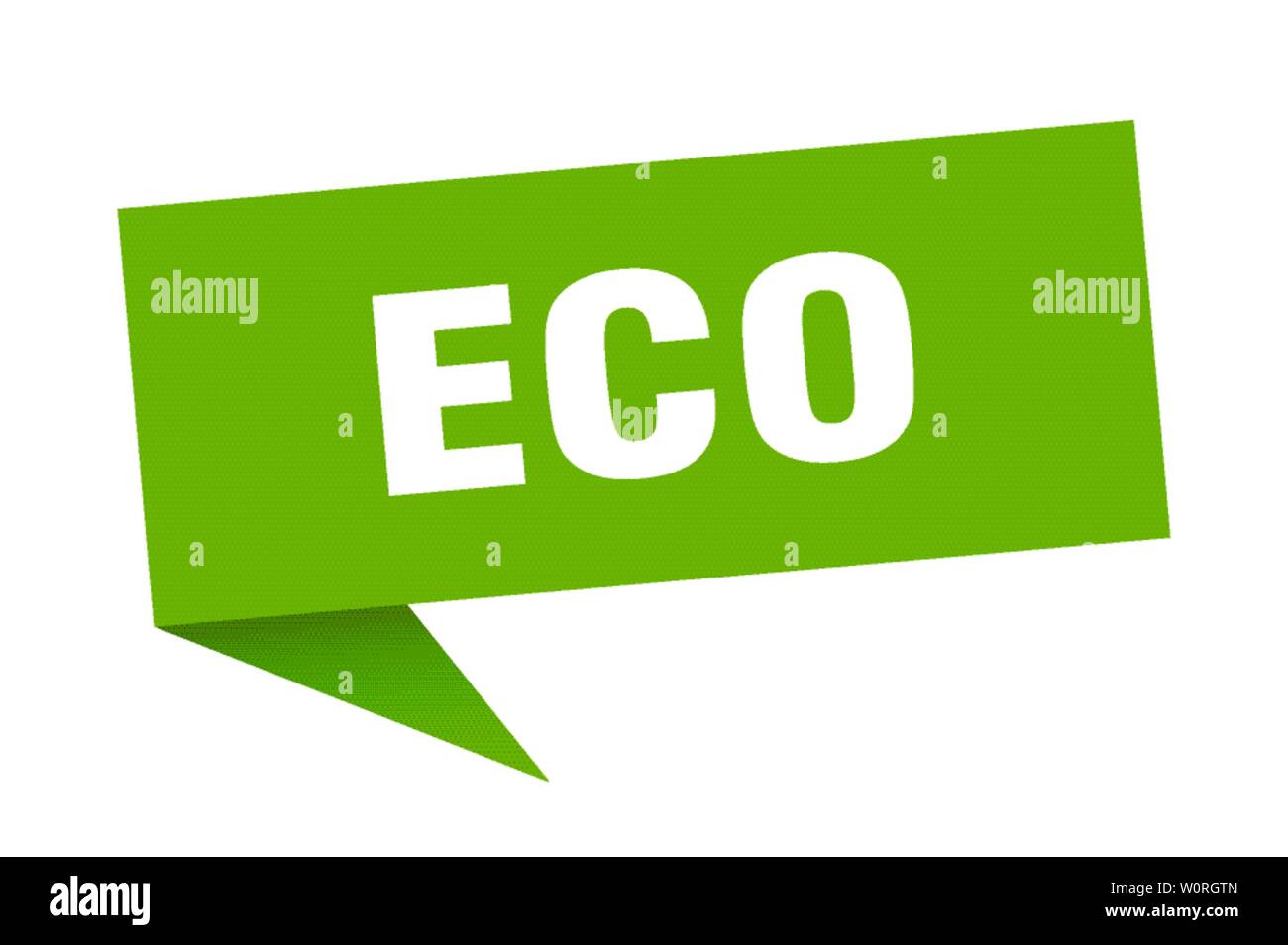 eco speech bubble. eco sign. eco banner Stock Vector Image & Art - Alamy