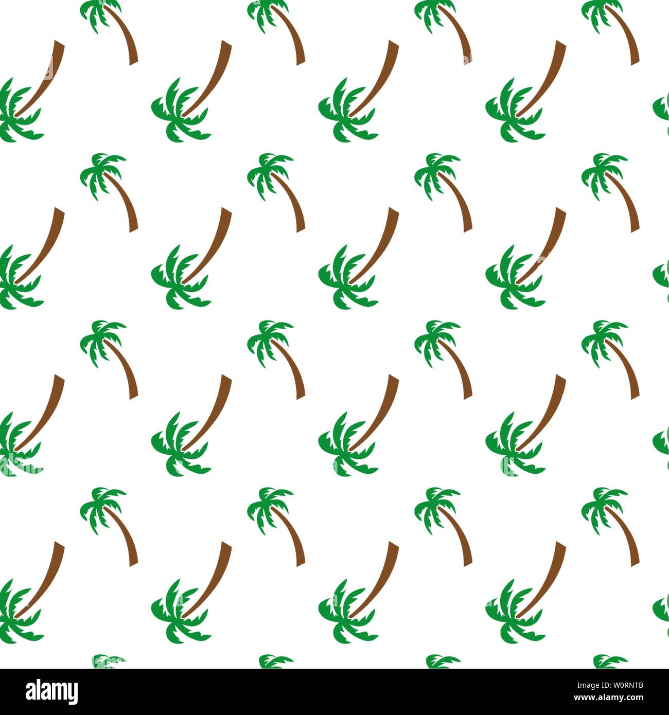 seamless palm tree pattern vector background illustration Stock Vector ...