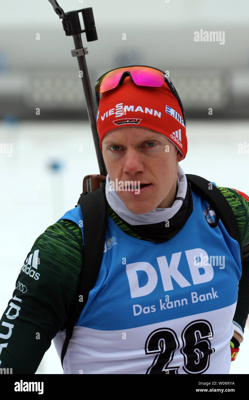 Roman Rees (SV Schauinsland), IBU Biathlon Massenstart Herren 15 km Stock  Photo - Alamy