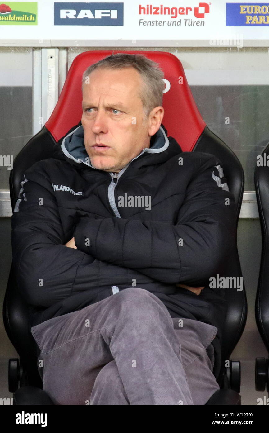 Trainer Christian Streich (Freiburg) Auf Der Trainerbank, 1. BL: 17-18