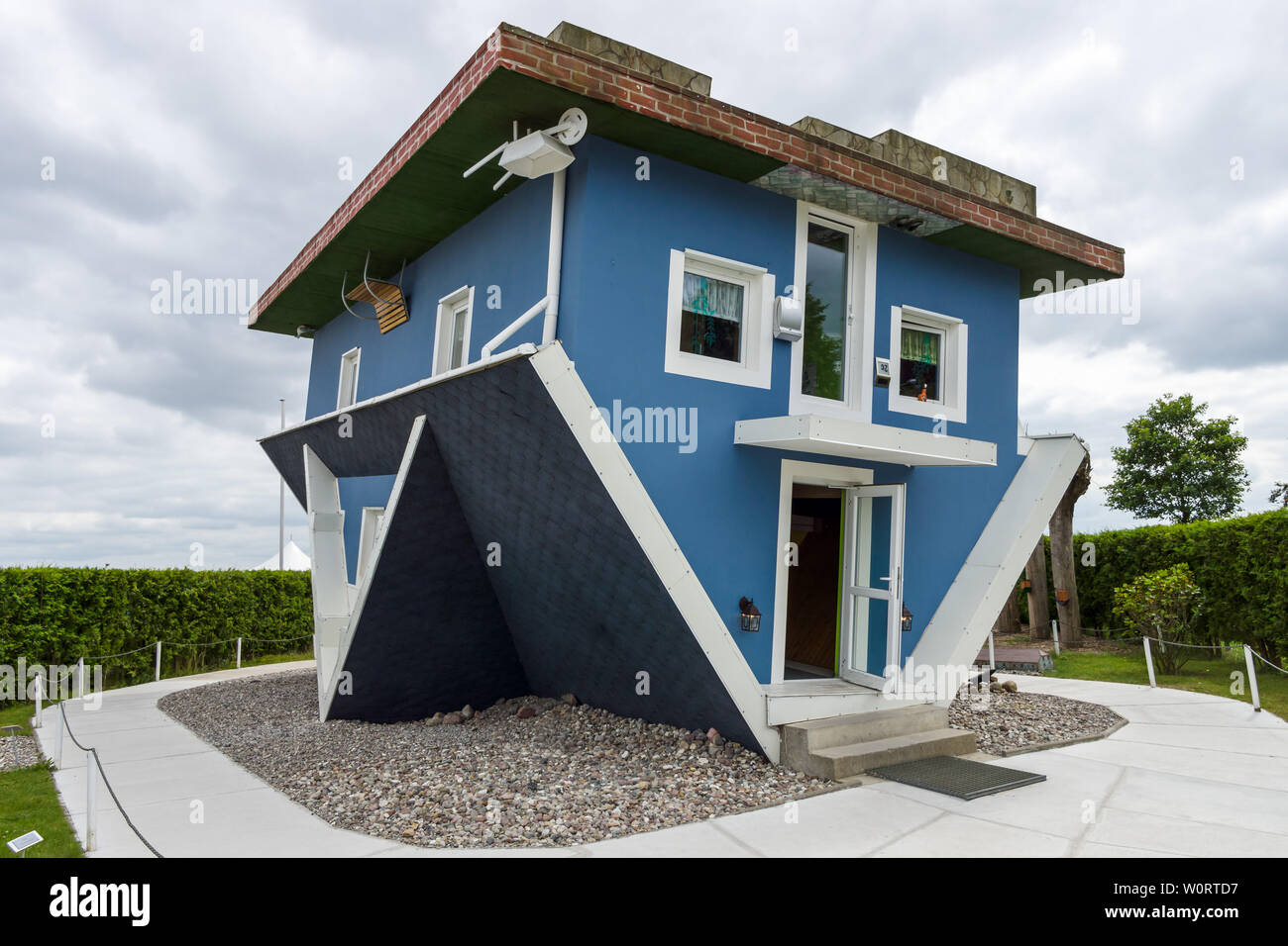 Upside Down House Germany Stock Photos Upside Down House Germany