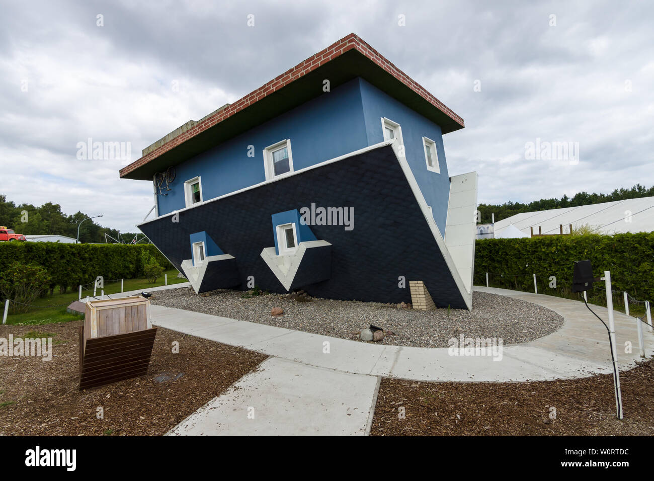 Upside Down House Germany Stock Photos Upside Down House Germany