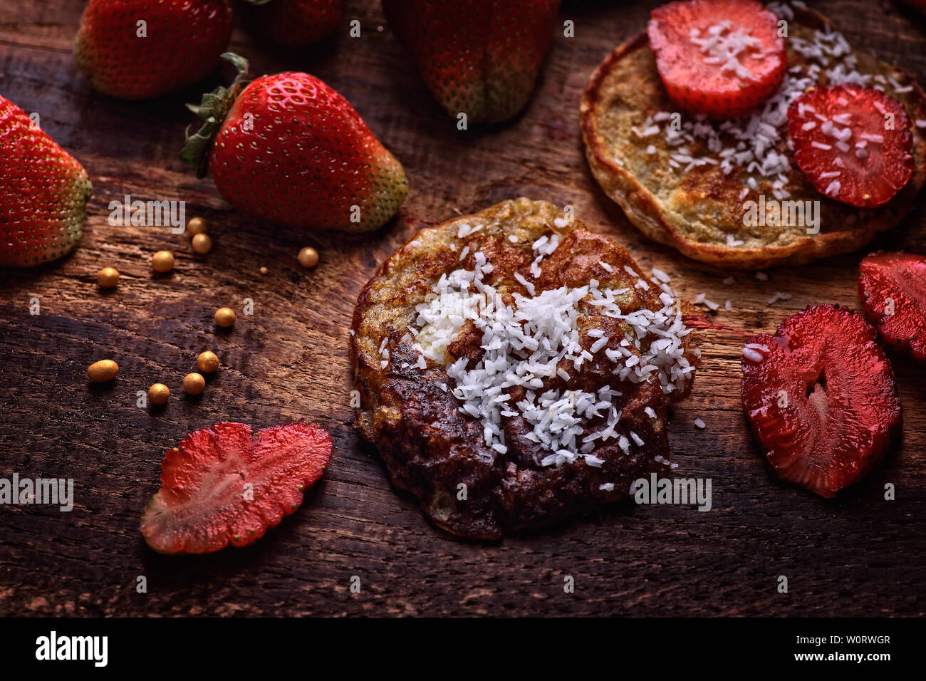 Delicious sweet pancakes hi-res stock photography and images - Alamy