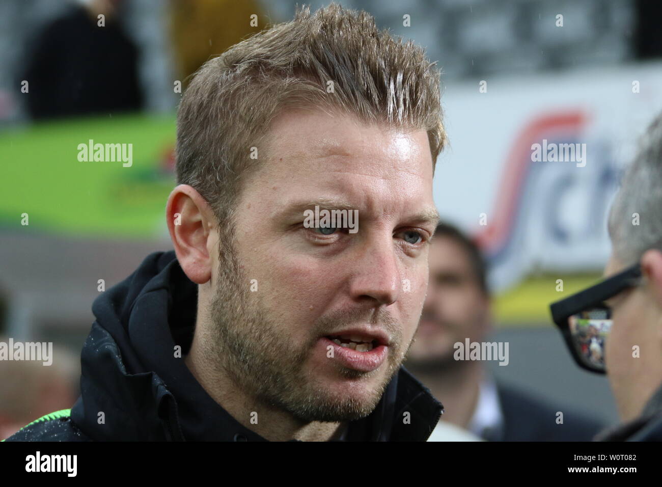 Trainer Florian Kohfeldt Sv Werder Bremen 1 Bl 17 18 23 Spieltag Freiburg Vs Bremen Stock Photo Alamy
