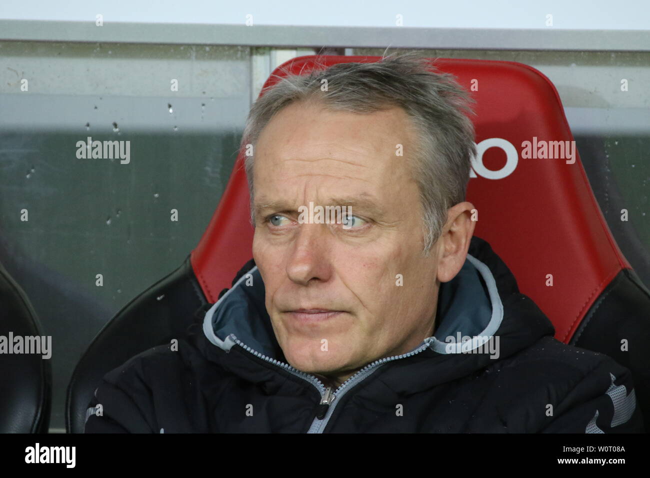 Trainer Christian Streich Freiburg High Resolution Stock Photography ...