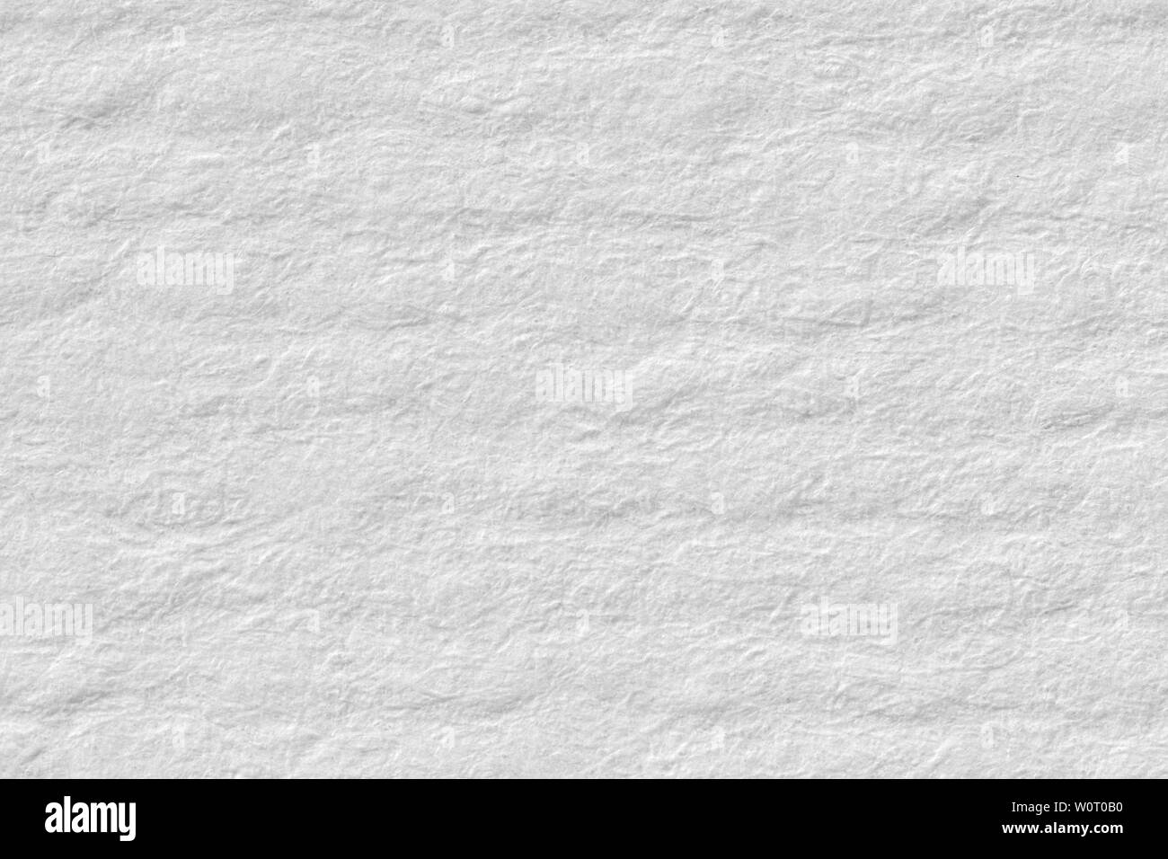 A rough texture background of white watercolour paper. High resolution photo. Stock Photo