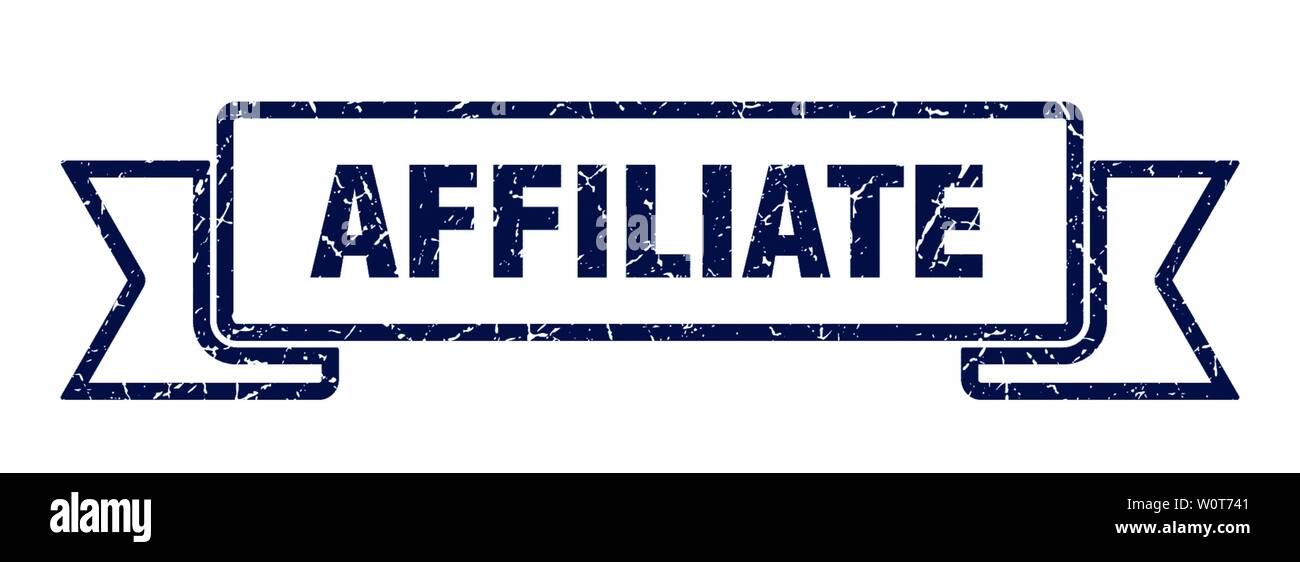 Affiliate Sign affiliate grunge ribbon. affiliate sign. affiliate banner Stock Vector ...