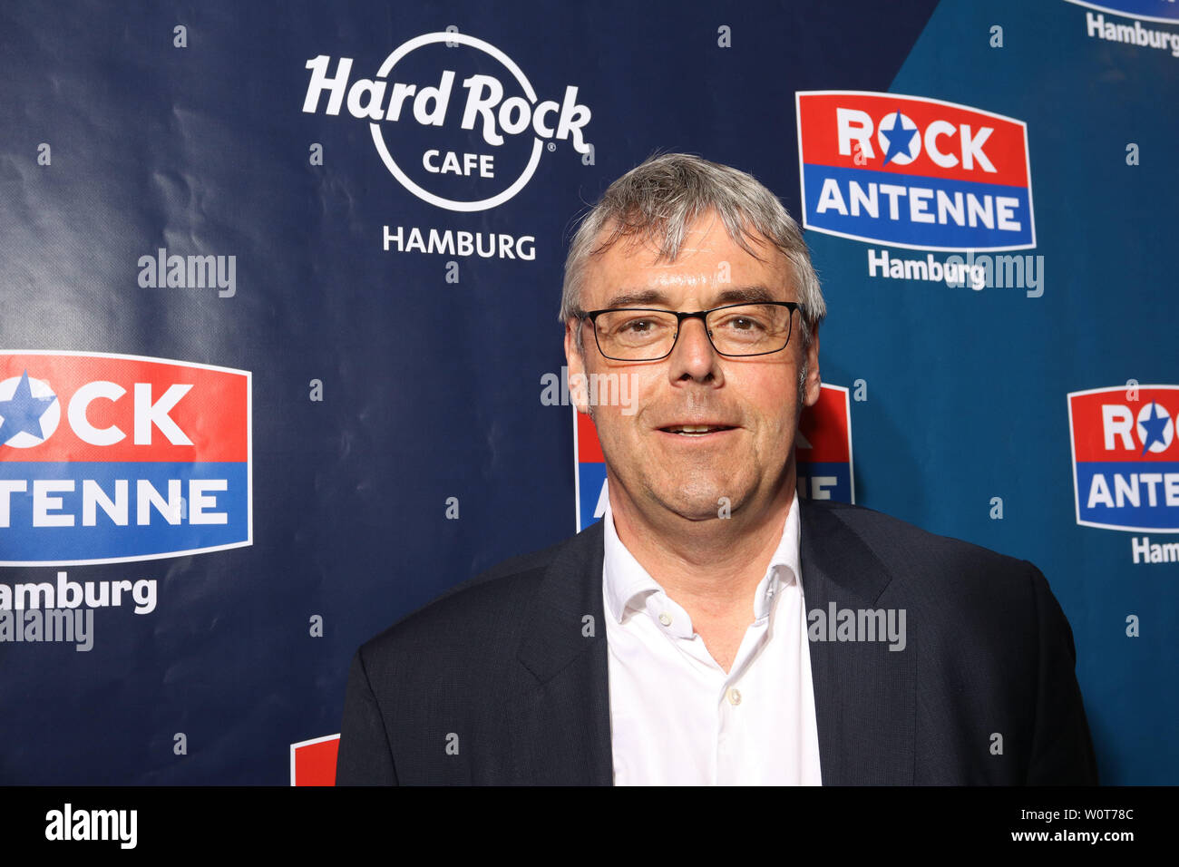 Christopher Franzen, Kick-Off-Party zum Rock Antenne Sendestart, Hard Rock  Cafe Hamburg, 09.04.2018 Stock Photo - Alamy