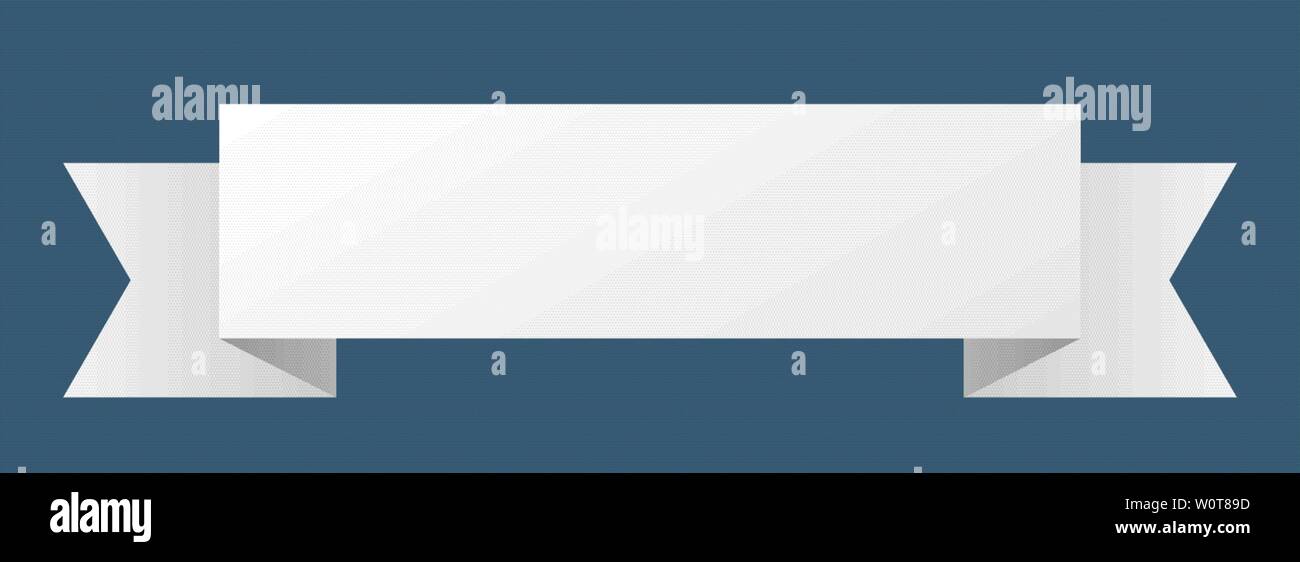 blank ribbon. blank isolated sign. blank banner Stock Vector Image ...