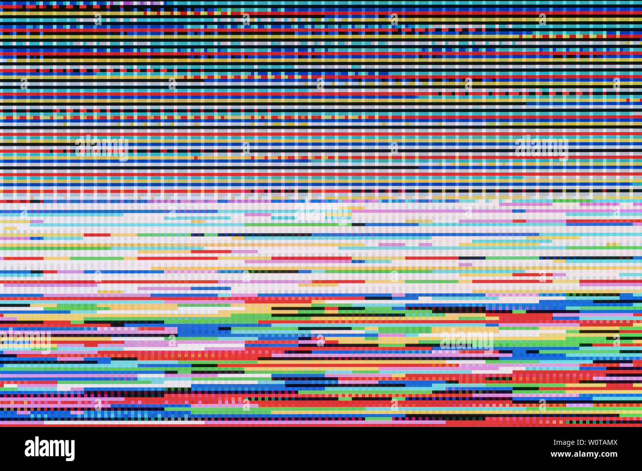 Abstrakter Hintergrund einer digitalen Stoerung. Stock Photo