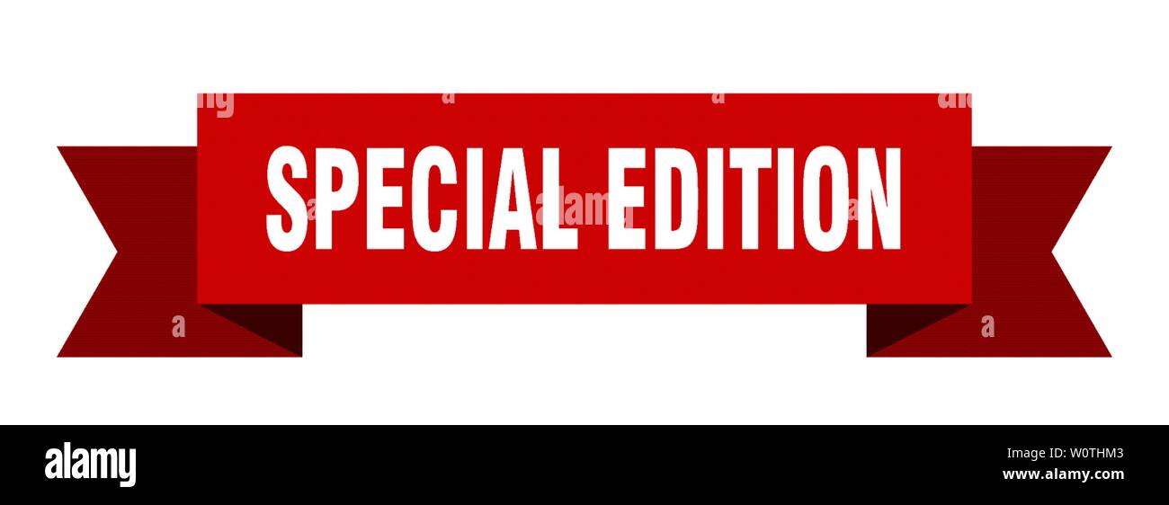 special edition ribbon. special edition isolated sign. special edition  banner Stock Vector Image & Art - Alamy
