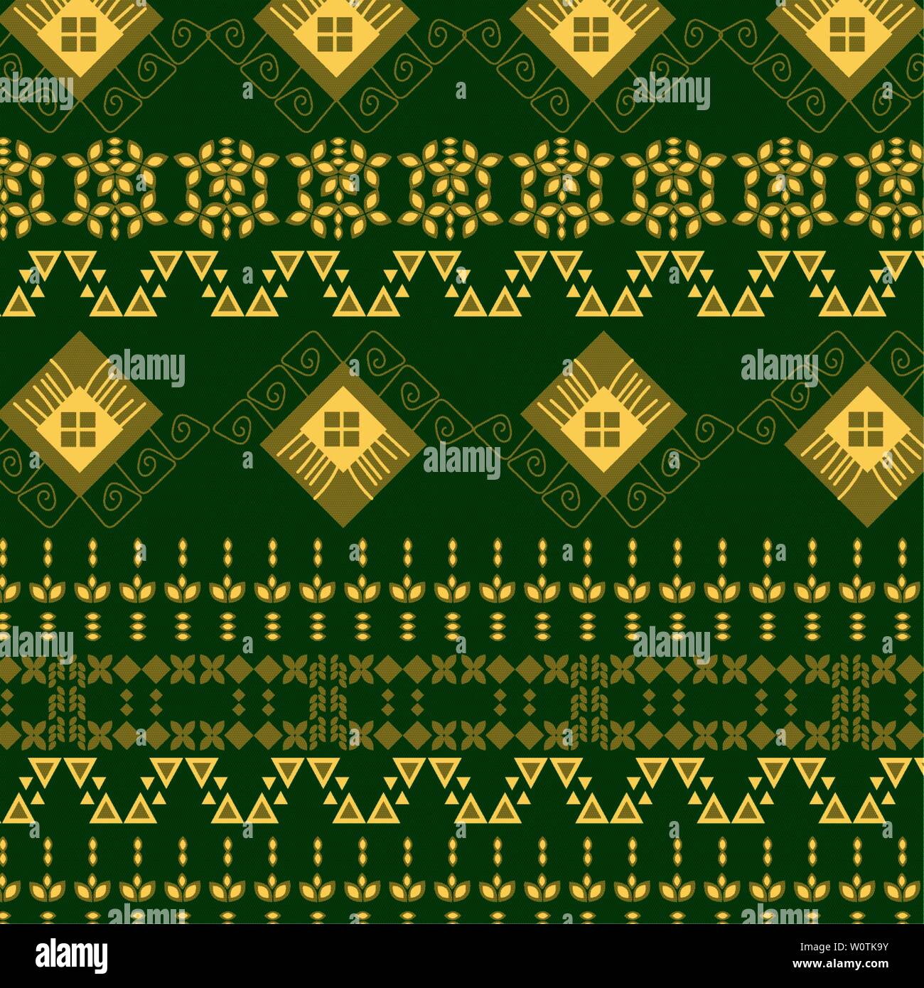 Decorative ornate ethnic colorful background for design in vector Stock ...