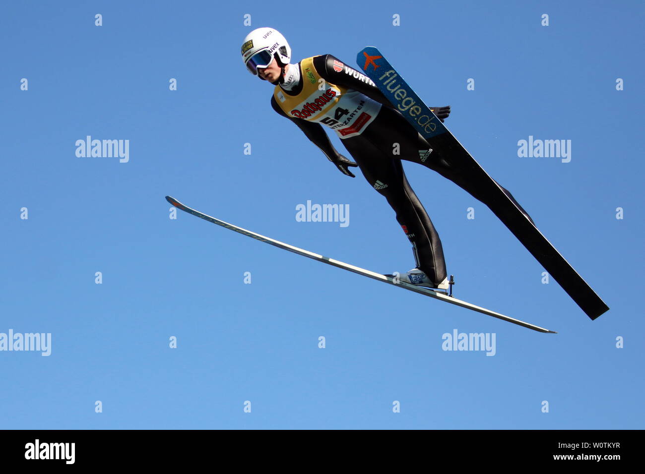 Moritz Baer (SF Gmund-Duernbach) bei der Skisprung DM Einzel Hinterzarten 2018 Stock Photo