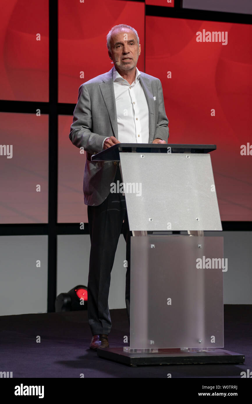 Hans-Joachim Kamp, Vorsitzender des Aufsichtsrats der gfu at the IFA Opening Press Conference 2018. Stock Photo